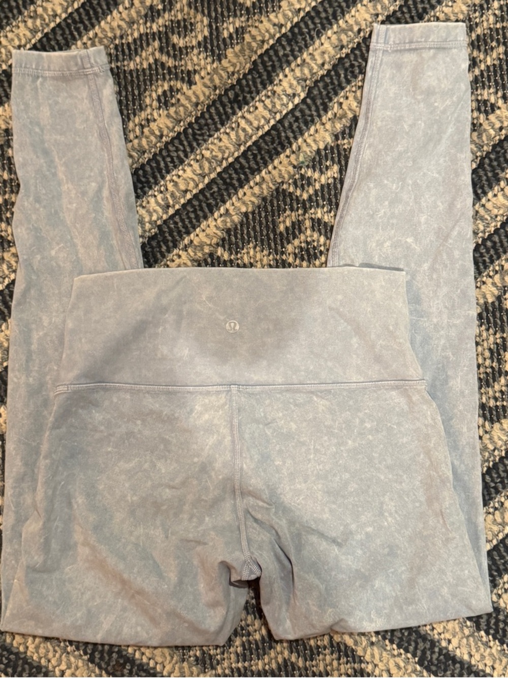 Lululemon Blue ice dye High-Rise Leggings Sz 8